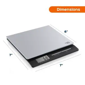 The Smart Weigh PL11B Professional Digital Kitchen Scales