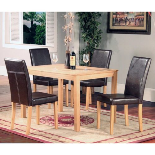 wooden dining table set