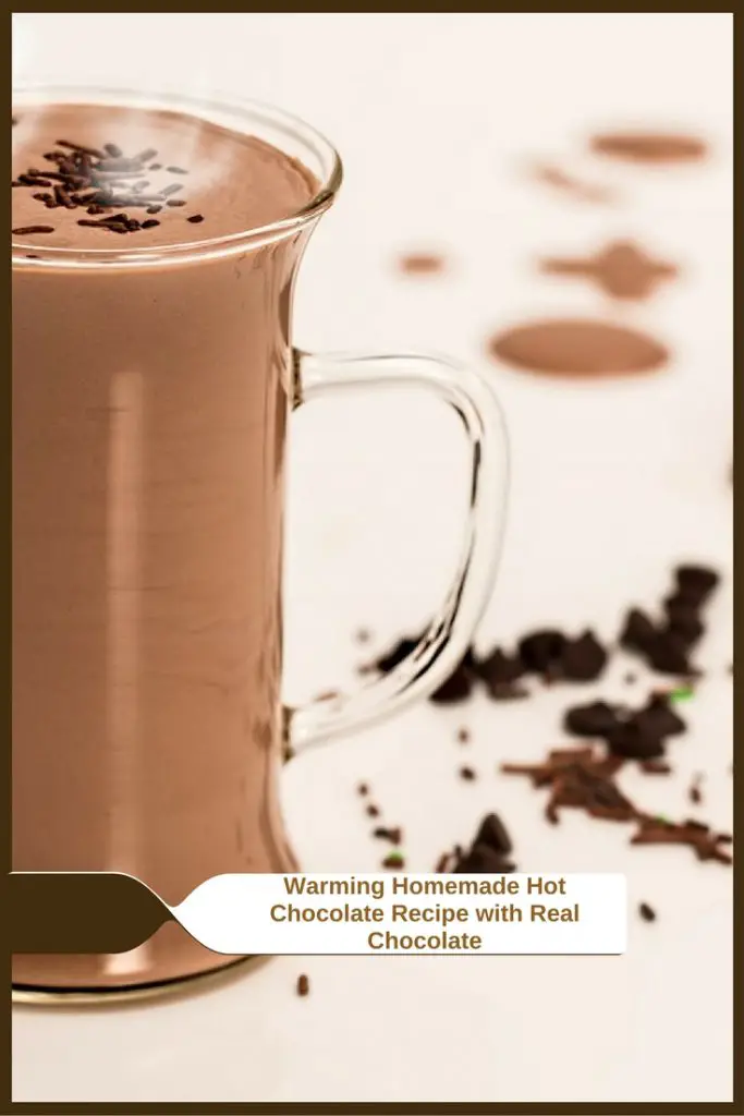 Warming Homemade Hot Chocolate Recipe with Real Chocolate tasty