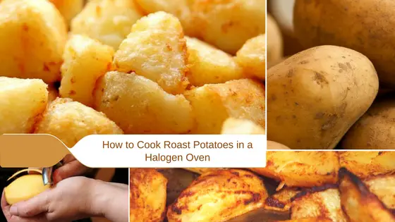 How to cook roast potatoes in a halogen oven.