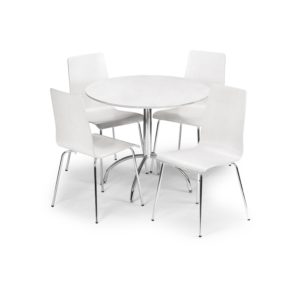 White round kitchen table dining