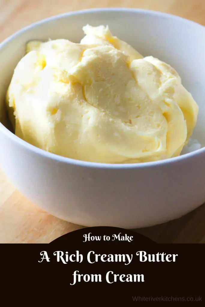 How to Make Butter From Cream