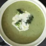 Creamy Cheesy Broccoli & Mushroom Soup