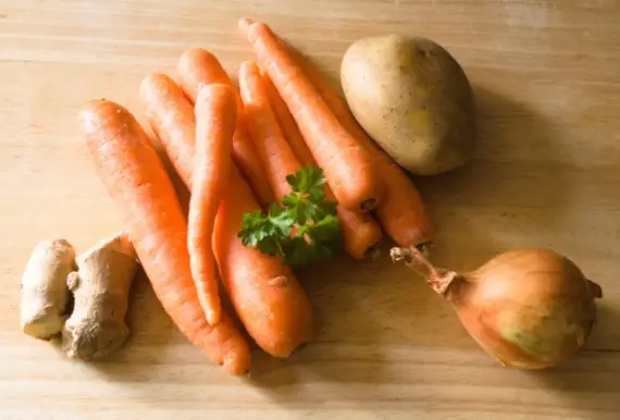 Carrot & Ginger Soup Ingredients