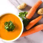 Hearty Carrot & ginger soup recipe