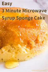 3 Minute Microwave Sponge Cake 