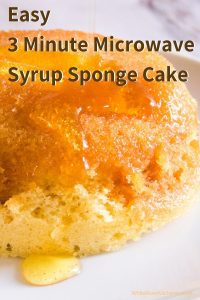 3 Minute Microwave Sponge Cake 