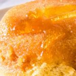 3 minute Microwave syrup sponge cake